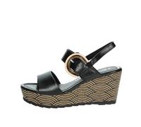 MARCO TOZZI Women's 2-28306-44 Sandals, Black, 5 UK