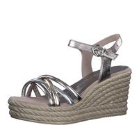 MARCO TOZZI Women's 2-28307-42 Wedge Sandal, Rose Met Comb, 7.5