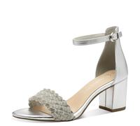 MARCO TOZZI Women's 2-28399-42 Sandals, Silver Comb, 6.5 UK