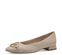 MARCO TOZZI Women's 2-82102-42 Ballet Flat, Dune, 4