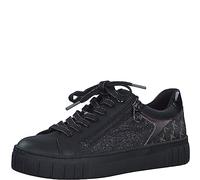 MARCO TOZZI Women's 2-83700-41 Sneaker, Black Comb, 6.5