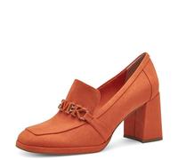 MARCO TOZZI Women's 2-84402-42 Loafers, Orange, 5.5