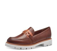 MARCO TOZZI Women's 2-84700-42 Loafers, Cognac Comb, 5.5