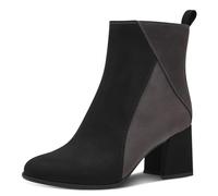 MARCO TOZZI Women's Ankle Boots with Heel Elegant with Zip, Black (Black Comb), 6 UK