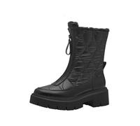 MARCO TOZZI Women's Ankle Boots without Heel Lined with Platform, Black (Black Comb), 9 UK