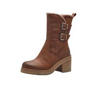 MARCO TOZZI Women's Bootie Zip + Briefs 2-25485-43 Fashion Boot, Cognac, 6.5 UK
