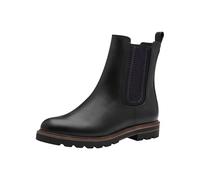 MARCO TOZZI Women's Chelsea Boots Flat with Zip, black, 8 UK
