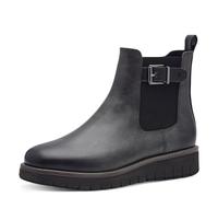 MARCO TOZZI Women's Chelsea Boots Flat with Zip, Dk Grey Comb, 8 UK
