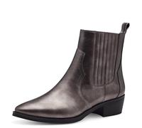 MARCO TOZZI Women's Chelsea Boots Pointed Toe with Zip, Grey (pewter), 5 UK
