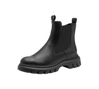 Marco Tozzi Clover Chelsea Black Womens Chelsea Boots 25432-45-001 in a Plain Man-made in Size 38