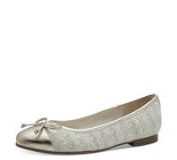 MARCO TOZZI Women's Damen Ballerinas 2-22118-44 Ballet Flat, Ivory Multi, 6 UK