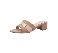 MARCO TOZZI Women's Elegant Block Heel Mules, Nude Comb, 8 UK