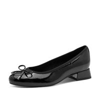 MARCO TOZZI Women's Elegant Pumps with Bow, Black (Black Patent), 5 UK
