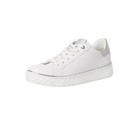 MARCO TOZZI Women's Flat Heel, Replaceable, Soft Feel Me Footbed, Ideal for Business and Leisure 2-2-23705-20 Sneaker, White, 6.5 UK