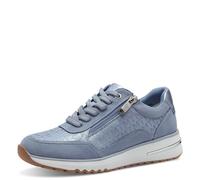 MARCO TOZZI Women's Flat Trainers with Zip Leisure, Polar Comb, 8 UK
