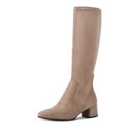 Marco Tozzi Women's High Boots with Heel Knee High Elegant, stone, 8 UK
