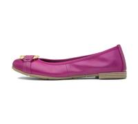 MARCO TOZZI Women's Ladies Ballet Flats Leather Soft Feel Me Footbed 2-22102-42, Grape, 6 UK