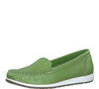 MARCO TOZZI Women's Ladies Slip On Leather Soft Feel Me Footbed 2-24600-42 Loafer, Apple, 5 UK