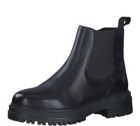 MARCO TOZZI Women's Leather Chelsea Boots with Zip, black, 8 UK
