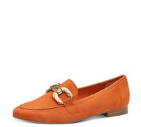MARCO TOZZI Women's Leather Slipper Small Heel, Orange, 8 UK