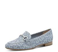 MARCO TOZZI Women's Loafers Soft Feel Me Footbed Soft Lining Vegan Vegan, Blue (Polar Comb), 5.5 UK