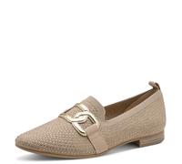MARCO TOZZI Women's Loafers Soft Feel Me Footbed Vegan Modern, Beige (Dune), 4.5 UK