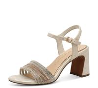 MARCO TOZZI Women's Sandale 2-28383-42, Dune Met Comb, 6.5 UK