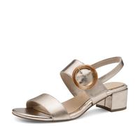 MARCO TOZZI Women's Sandale mit Absatz 2-28219-44 Heeled, Platinum, 3.5 UK