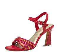 MARCO TOZZI Women's Sandale mit Absatz 2-28329-44 Heeled, red, 4 UK