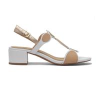 Marco Tozzi Womens Sandals White Adults Ladies Heeled Heels Vegan Buckle SIZE