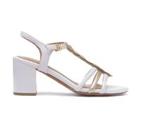 Marco Tozzi Womens Sandals White Adults Ladies Heeled Love Heart T-Bar SIZE