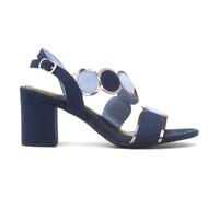 Marco Tozzi Womens Shoes Blue Adults Ladies Heels Navy Sandals Vegan Buckle SIZE
