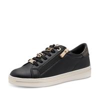 MARCO TOZZI Women's Sneaker Soft Feel Me Removable Footbed Soft Lining Modern, Black (Black Comb), 7 UK