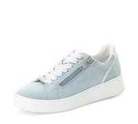 MARCO TOZZI Women's Sneaker soft Feel Me Removable Footbed soft lining Modern, blue (LT.BLUE), 6 UK