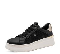 MARCO TOZZI Women's Sneaker Soft Feel Me Removable Footbed Soft Lining Stylish, Black (Black Comb), 7 UK