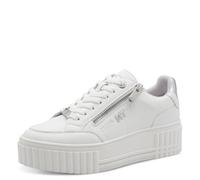 MARCO TOZZI Women's Sneaker Soft Feel Me Removable Footbed Soft Lining Stylish, White (White), 6 UK