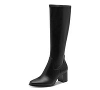 MARCO TOZZI Women's Vegan Faux Leather High Heel Boots, black, 8 UK