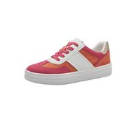MARCO TOZZI Women's Vegan Flat Thick Sole Trainers, White Berry, 8 UK