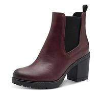 MARCO TOZZI Women's Vegan Slip On Chelsea Boots, bordeaux, 8 UK
