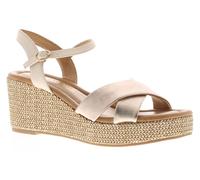 Marco Tozzi Theodora Womens Wedge Sandals Silver, 6.5