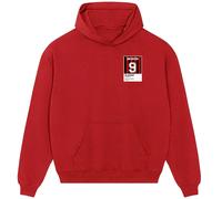 Marco Van Basten 9 Football Shirt Frame Men's Hoodie - Red / XL