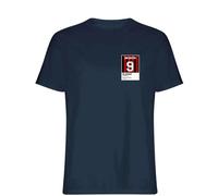 Marco Van Basten 9 Football Shirt Frame Men's T-Shirt - Navy / XL