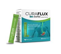 Marco Viti CURAFLUX Rapid Oral Suspension 30 Stick Pack of 10ml - with Sodium Alginate, Bicarbonate and Calcium Carbonate, Rapid Relief from Reflux, Burning, Hyperacidity, Ideal for Digestion