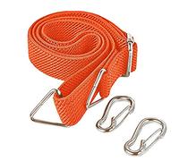 Marcobrothers Bungee Cord with Hooks Adjustable Fits Size (Orange)