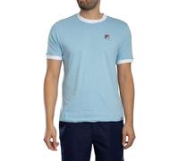 FILA Men's Marconi T-Shirt, Frozen Fjord/White, L