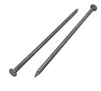 Marcopol (Pack of 30 pcs) Carbon Steel 4.0 x 120 mm Construction Nails, Flat Round Head, Multi-Purpose Common Wire Nails, Woodwork (30, 4.0 x 120 mm)