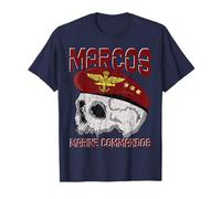 Marcos Indian Special Force Indian Army Magarmach Skull T-Shirt