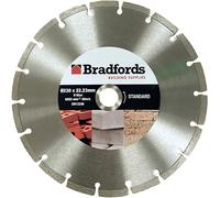 Marcrist Bradfords Standard Segmented Diamond Blade 230mm x 22.23mm