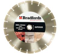 Marcrist Bradfords Superior Segmented Diamond Blade 300mm x 20mm