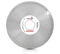 Marcrist CK650SF Diamond Tile Cutting Disc 115mm x 22.23mm - Continuous Rim Diamond Cutting Disc for Tile Saw & Angle Grinder - Ceramic, porcelain, Granite & Natural Stone Tile (65604)